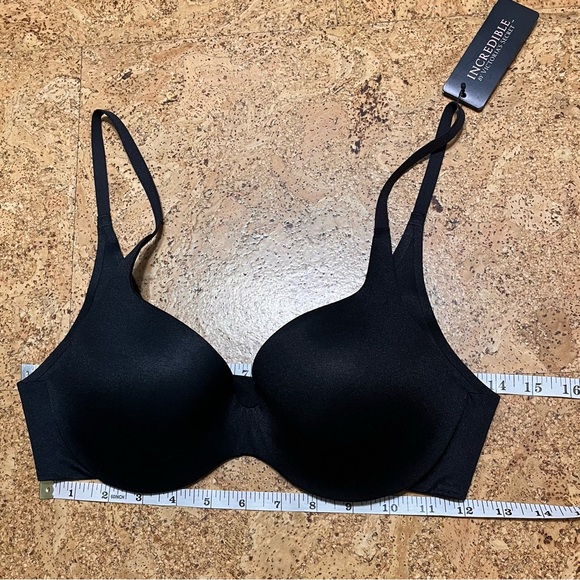 Victoria’s Secret Incredible Demi Lined Bra NWT In Black Sz 34C - Picture 12 of 14